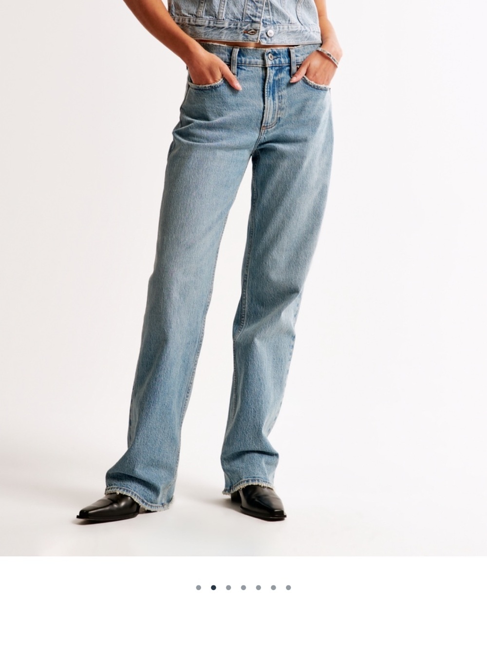 Abercrombie & Fitch Women's The Baggy low rise- 25 short
